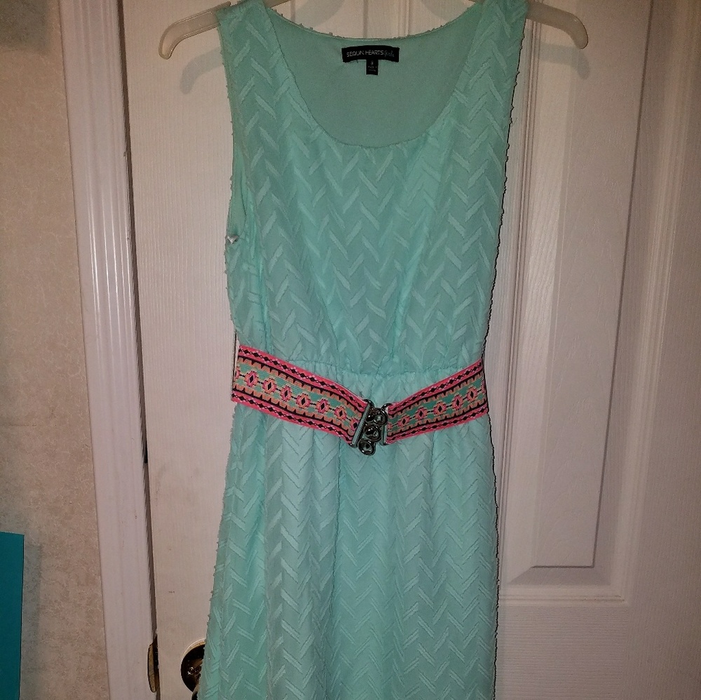 Girl's dressy dress, size 8, (Sequin Heart Girl)